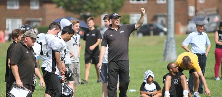 Coach Steve on the sidelines at a Youth Contact team game