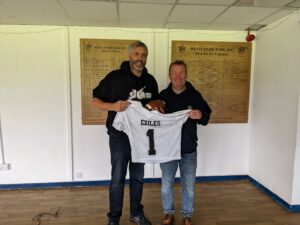 Chairman Dave Pester with Westcombe Park Representative